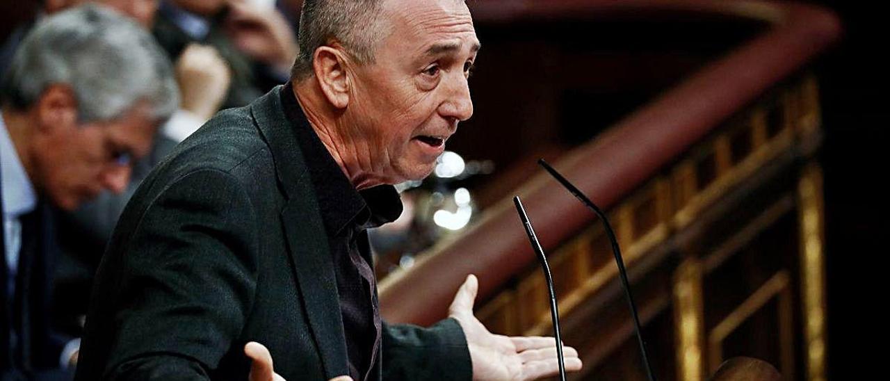 El portavoz de Compromís en el Congreso de los Diputados, Joan Baldoví.