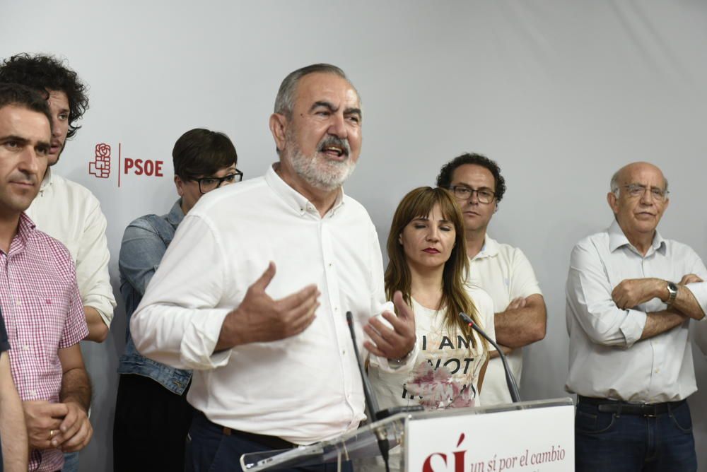 Noche electoral en el PSOE