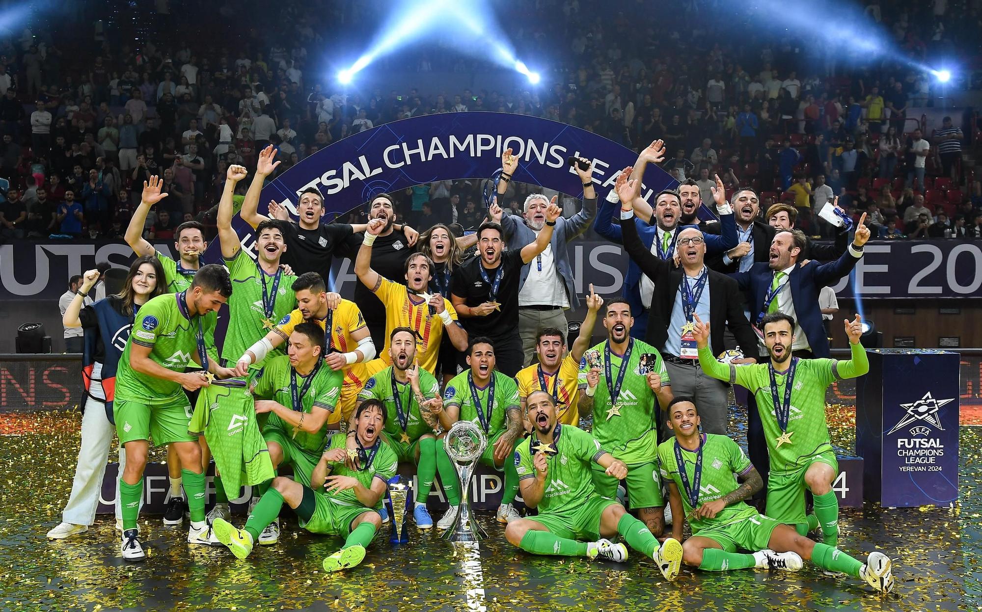 Las imágenes del Palma Futsal en la final de la Champions League