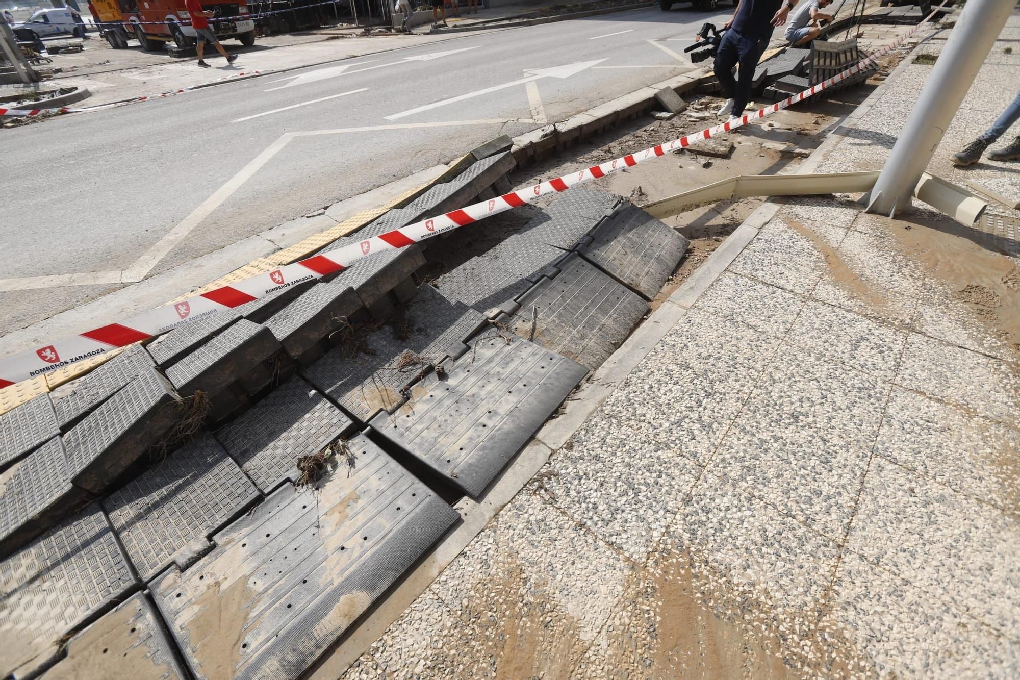 Se cumple un mes de la histórica tormenta que inundó Zaragoza