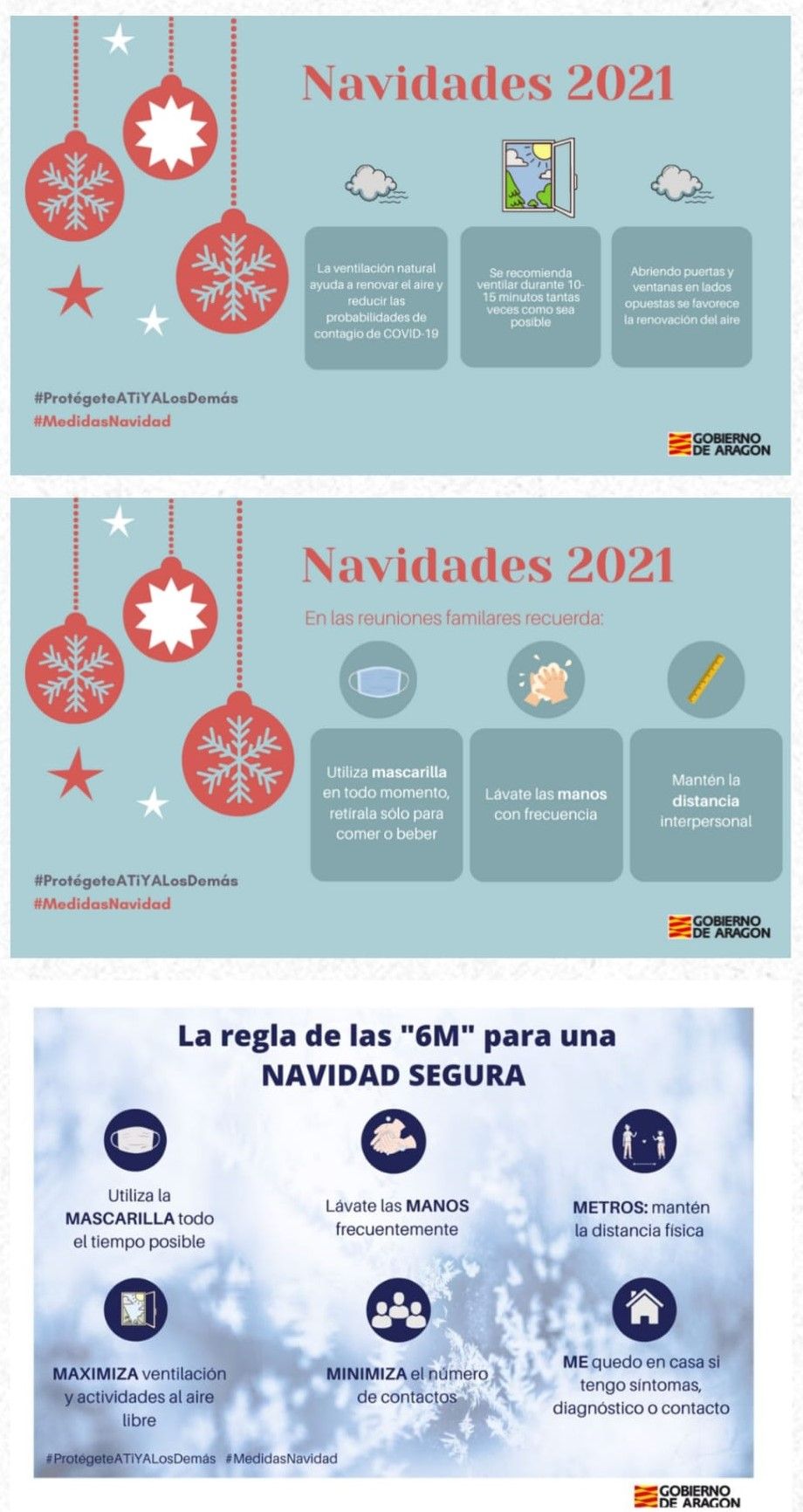 Medidas por una Navidad segura