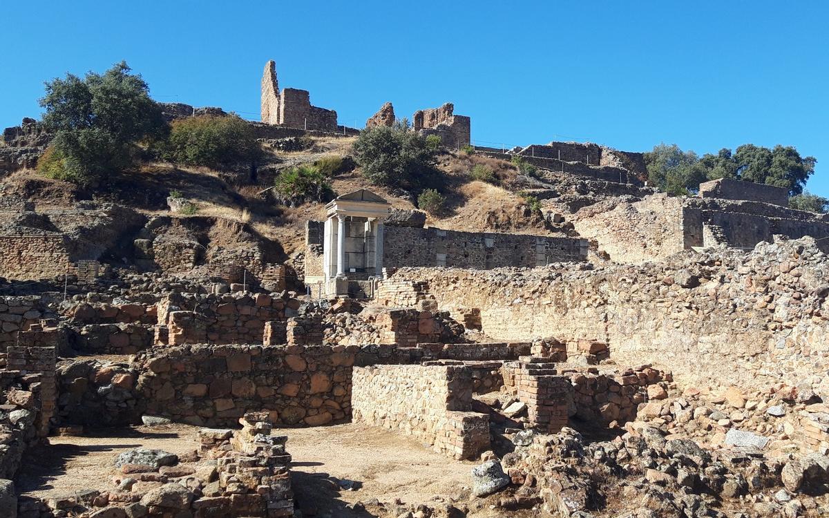 Yacimiento arqueológico de Munigua, en la provincia de Sevilla