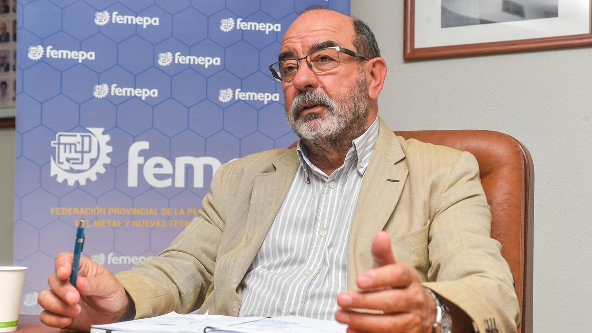Vicente Marrero, ya expresidente de Femepa