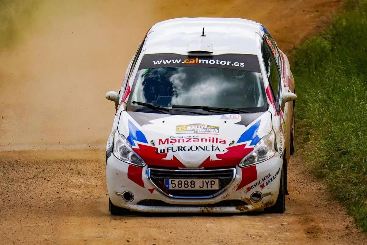 Un piloto, durante la pasada edición del Rally de Pozoblanco.