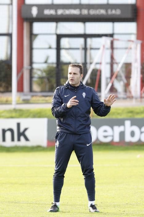 Entrenamiento del Sporting