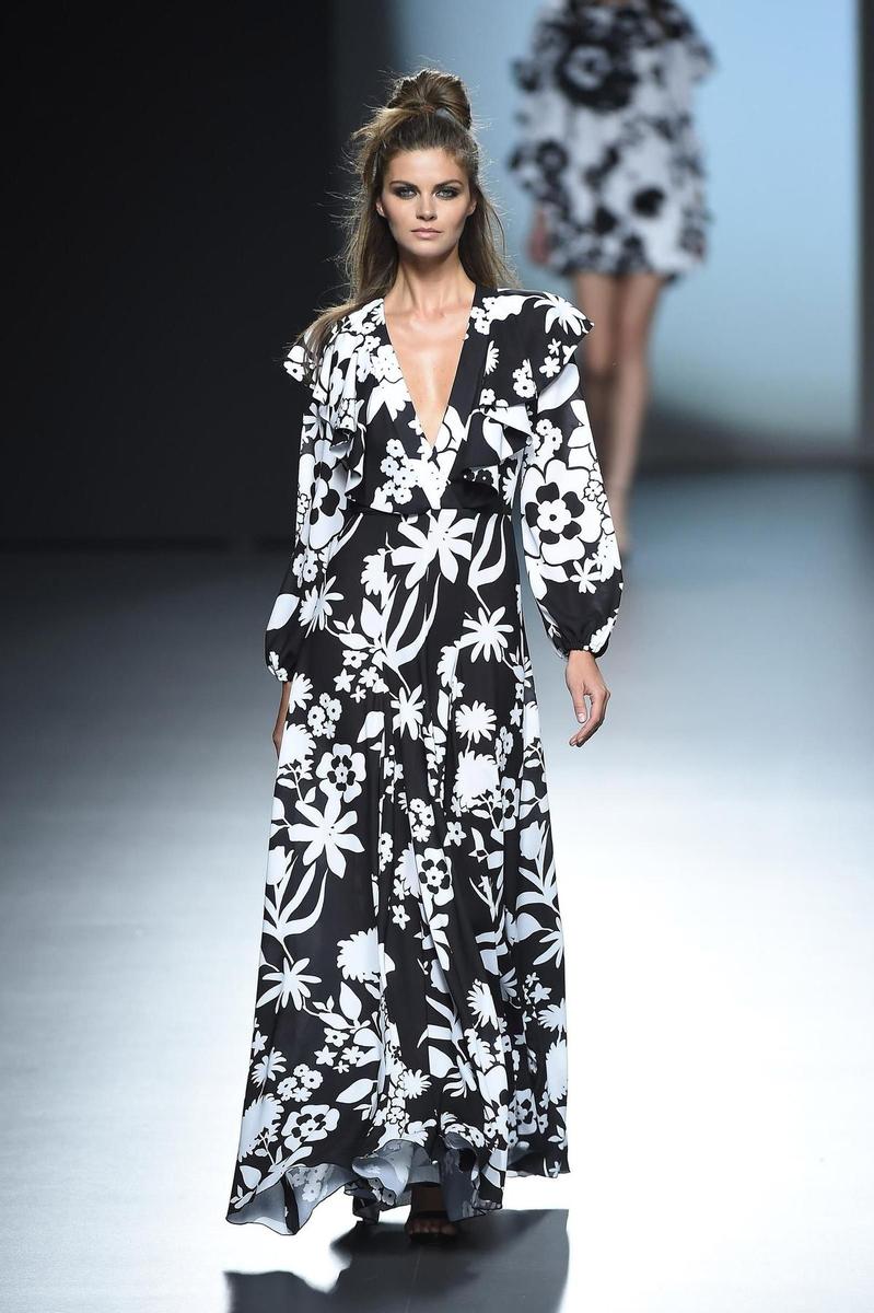 MBFWM: Juana Martín Primavera/Verano 2016, vestido estampado