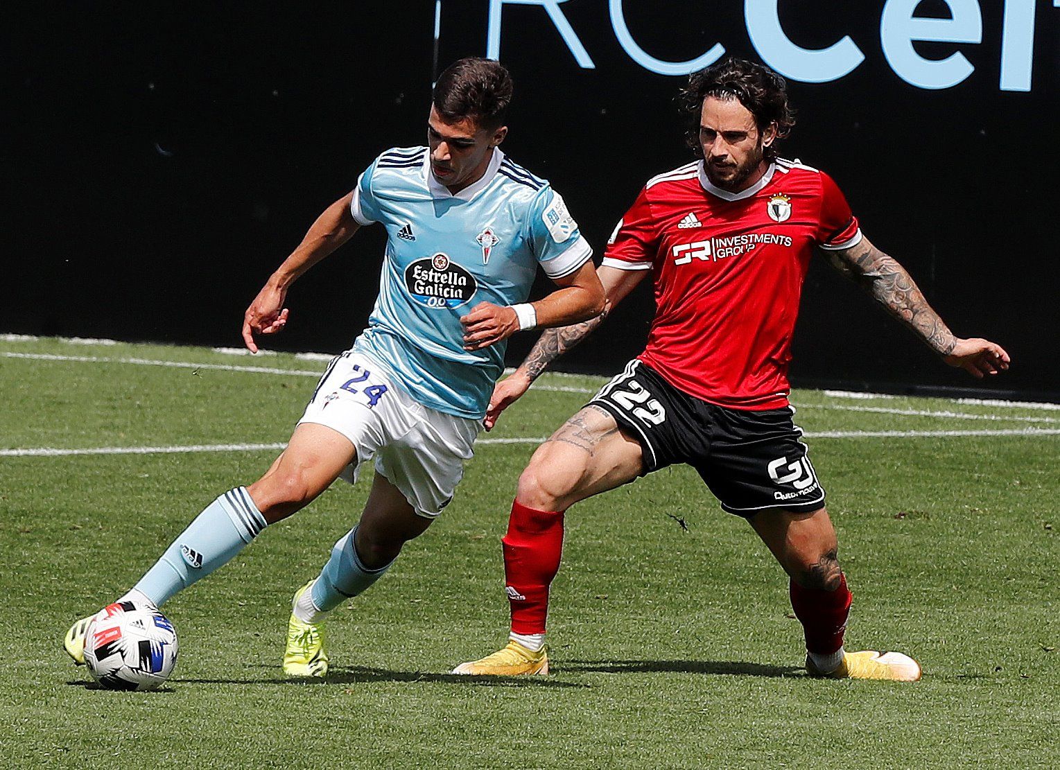 Valioso empate del Celta B ante el Burgos (1-1)