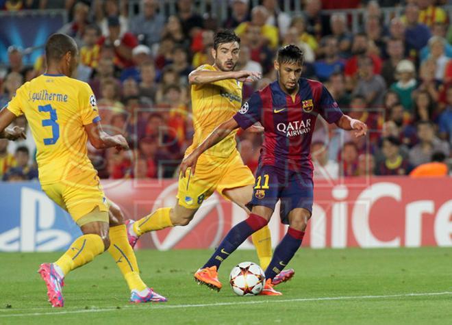 Barça,1 - APOEL de Nicosia,0