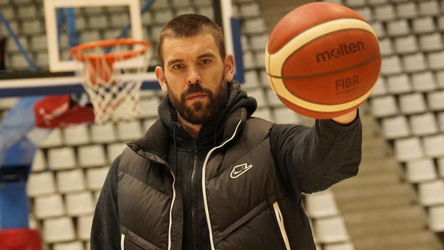 Marc Gasol, presidente y jugador del Bàsquet Girona. | MARC MARTI FONT/DIARI DE GIRONA