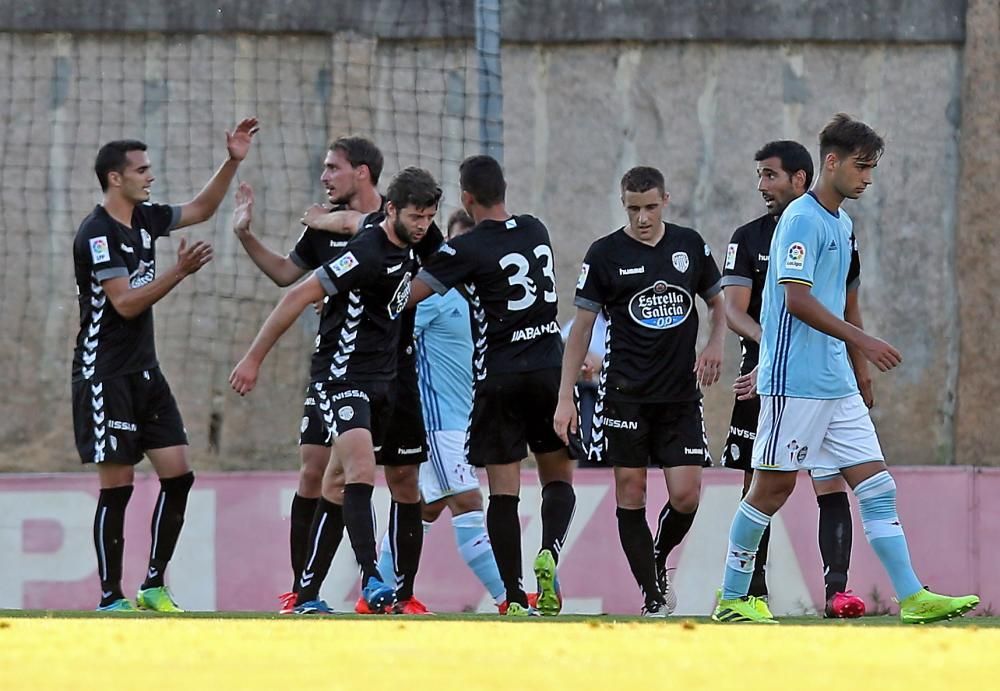 Los celestes se adelantaron mediante el juvenil Brais Méndez pero terminaron cayendo en el campo del Gran Peña por dos goles a balón parado