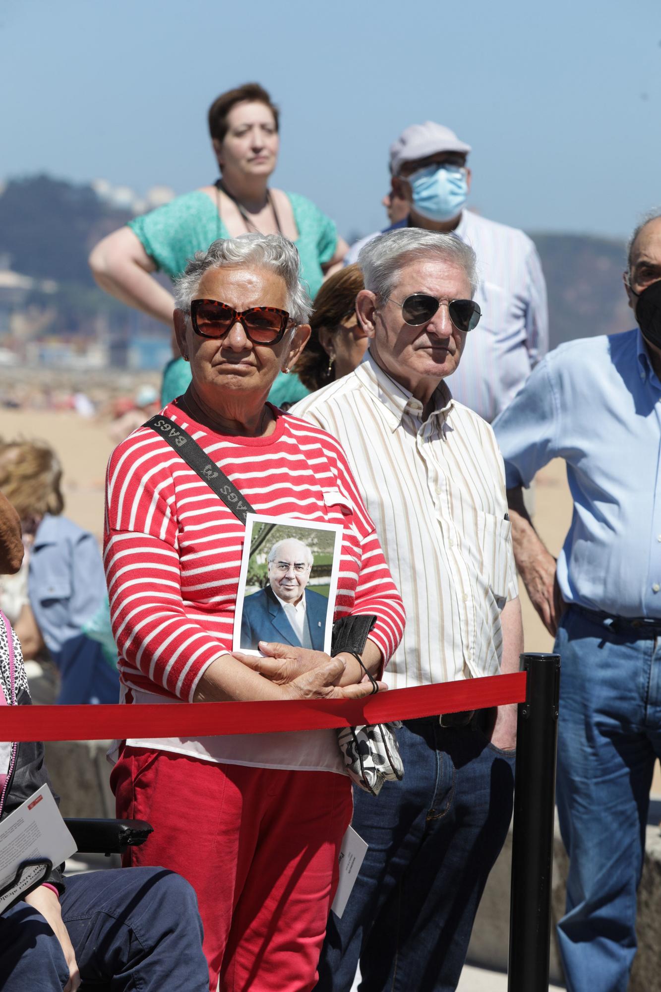 En imágenes: así fue el homenaje a Areces en Gijón