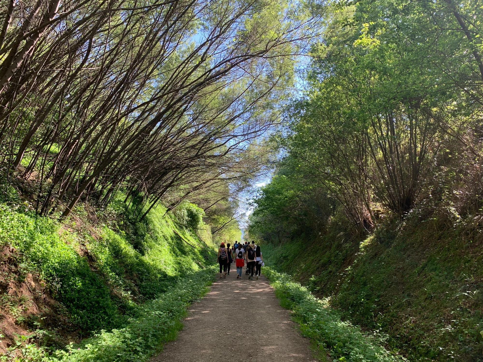 De caminata por la Vía Verde de O Salnés