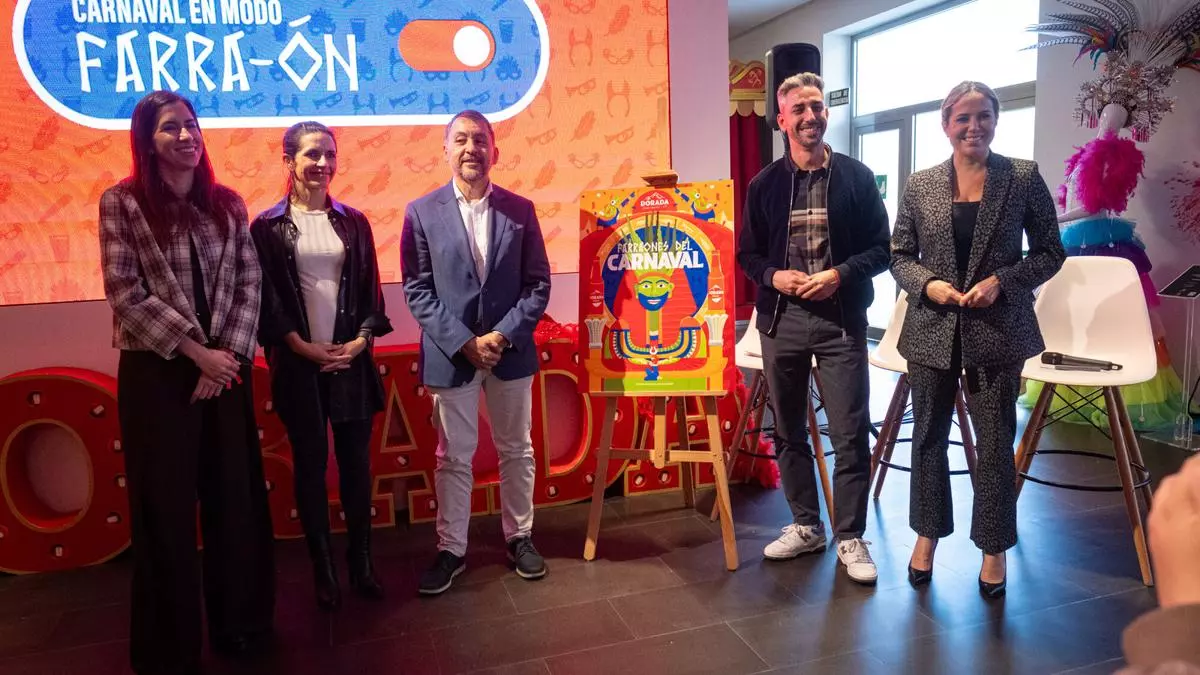 Dorada anima la fiesta con sus ‘Farraones del Carnaval’