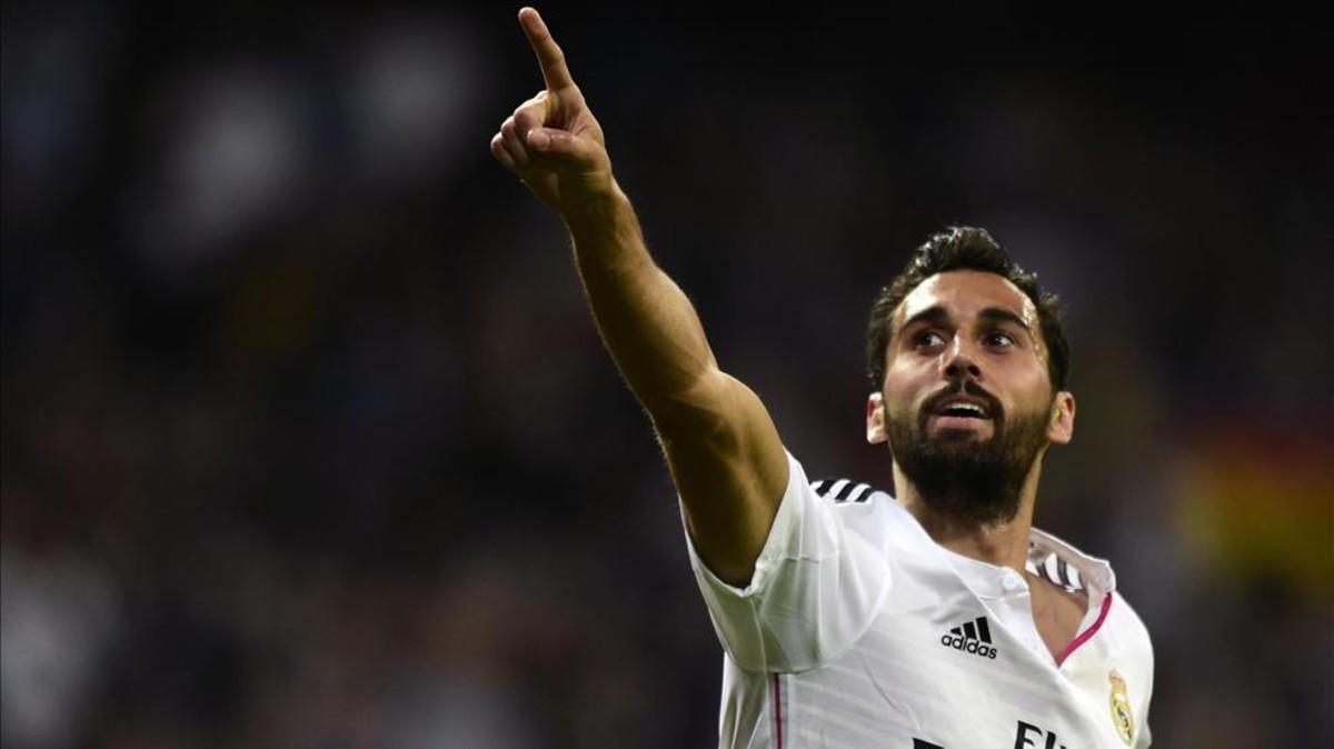 Arbeloa, en un partido con el Madrid