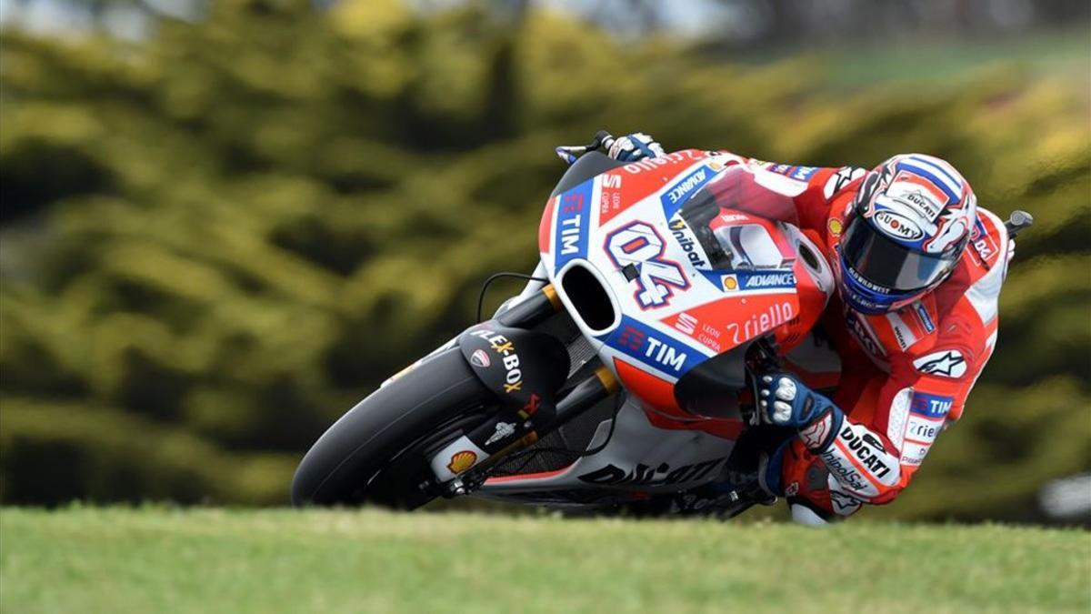 Andrea Dovizioso, satisfecho de su rendimiento en los entrenamientos del GP de Australia