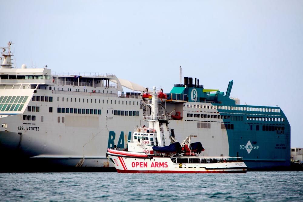 Die Rettungsboote von "Open Arms" erreichen Palma de Mallorca