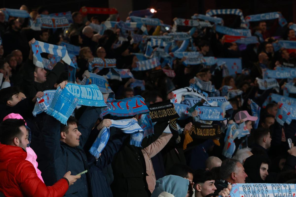El Celta - Osasuna de la jornada 23 de LaLiga, en imágenes