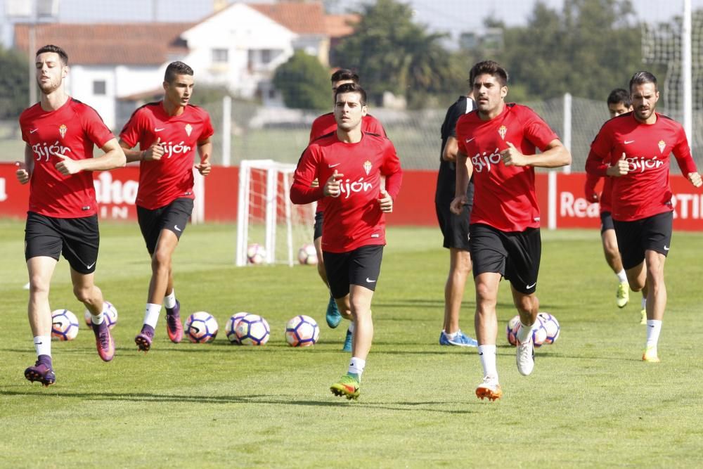 Entrenamiento del Sporting