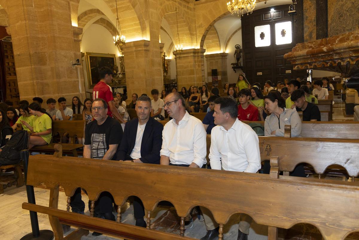En el interior de la Basílica