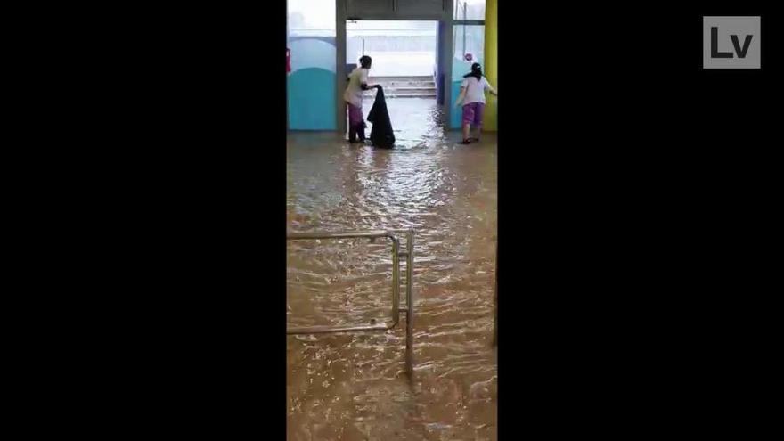 Inundación en la Piscina Internúcleos