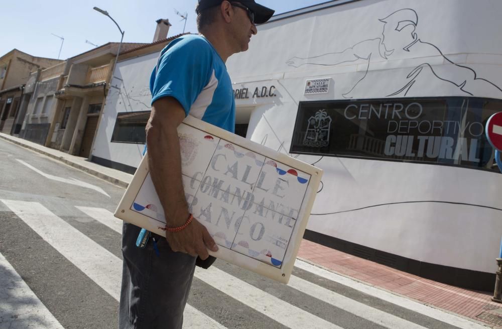 Cambio del callejero franquista