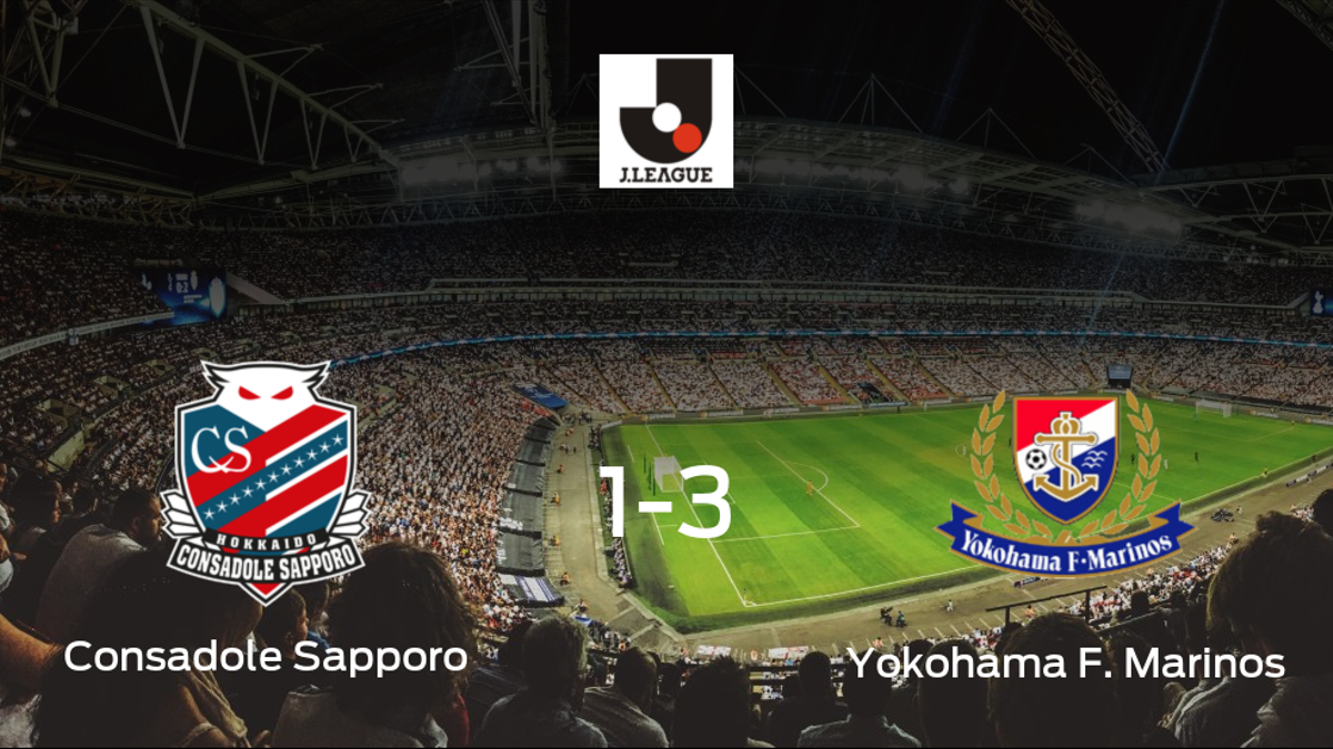 El Yokohama F. Marinos vence 1-3 al Consadole Sapporo en el Sapporo Dome