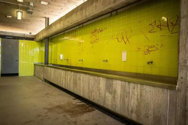 Abandono en el área recreativa de Las Mesas