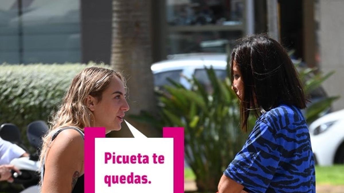 Rocío Flores y Olga Moreno, 'amiguis' que se reconcilian en la Feria de Málaga