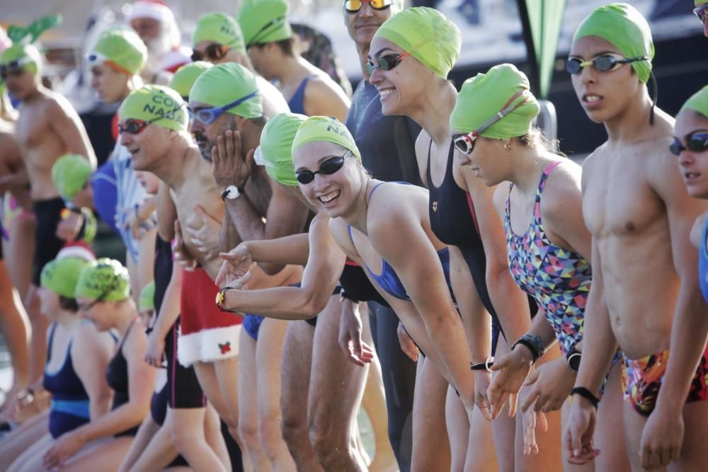 Weihnachtsschwimmen in Palma de Mallorca