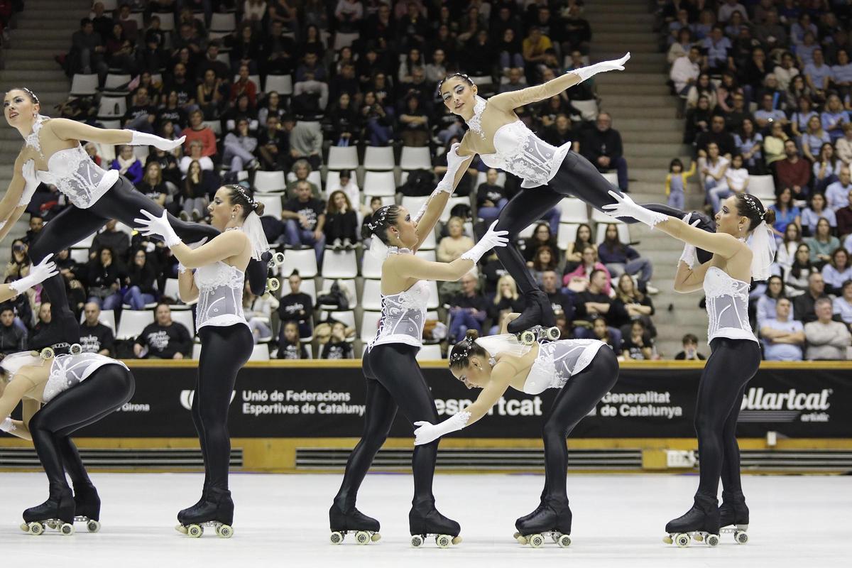 Les fotos de la primera semifinal del campionat de Catalunya de grups de xou a Fontajau
