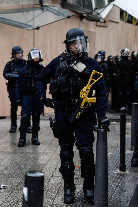 Protesta de los ''chalecos amarillos'' en París