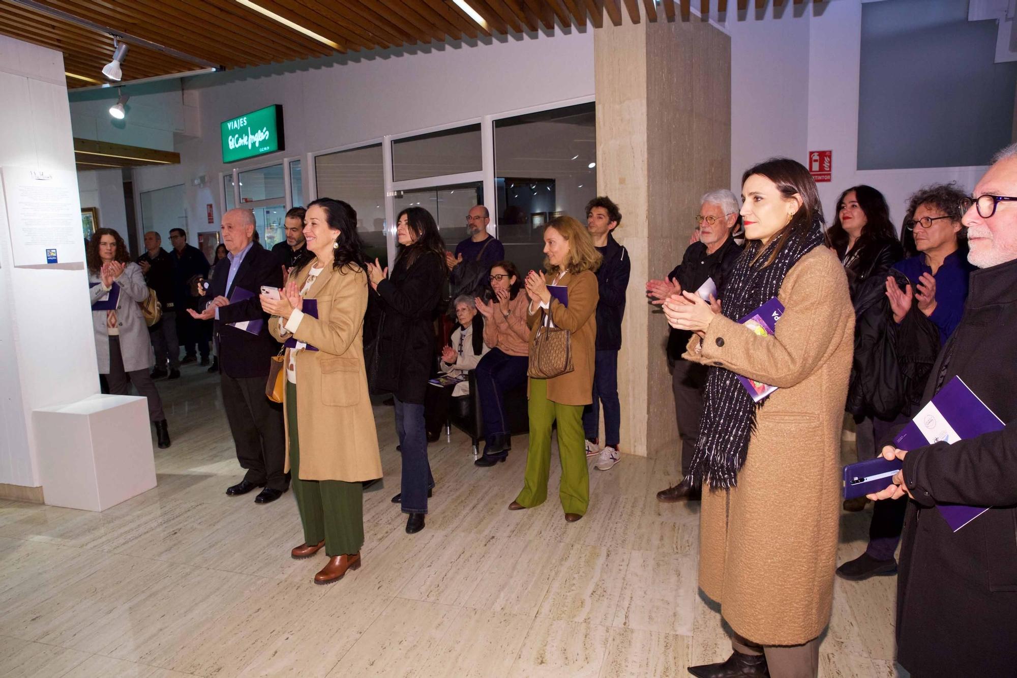 Inaugurción de la exposición sobre la última etapa del pintor Ruiz Morante en el Colegio de Médicos de Alicante