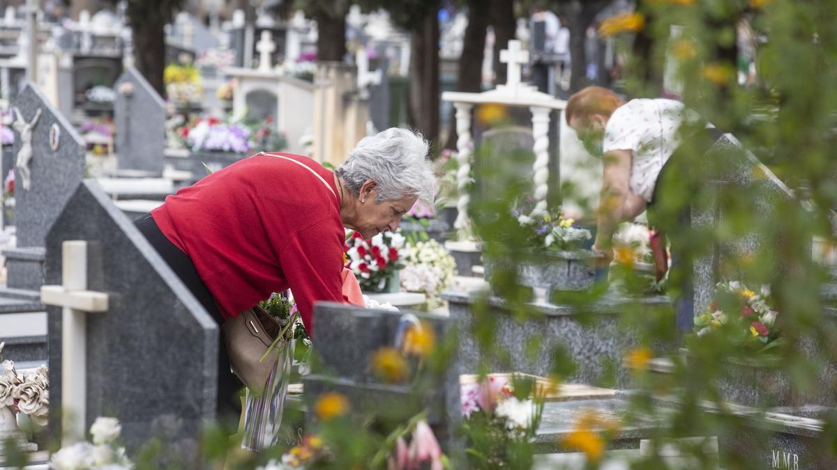 Día de Todos los Santos en el Cementerio de Alicante