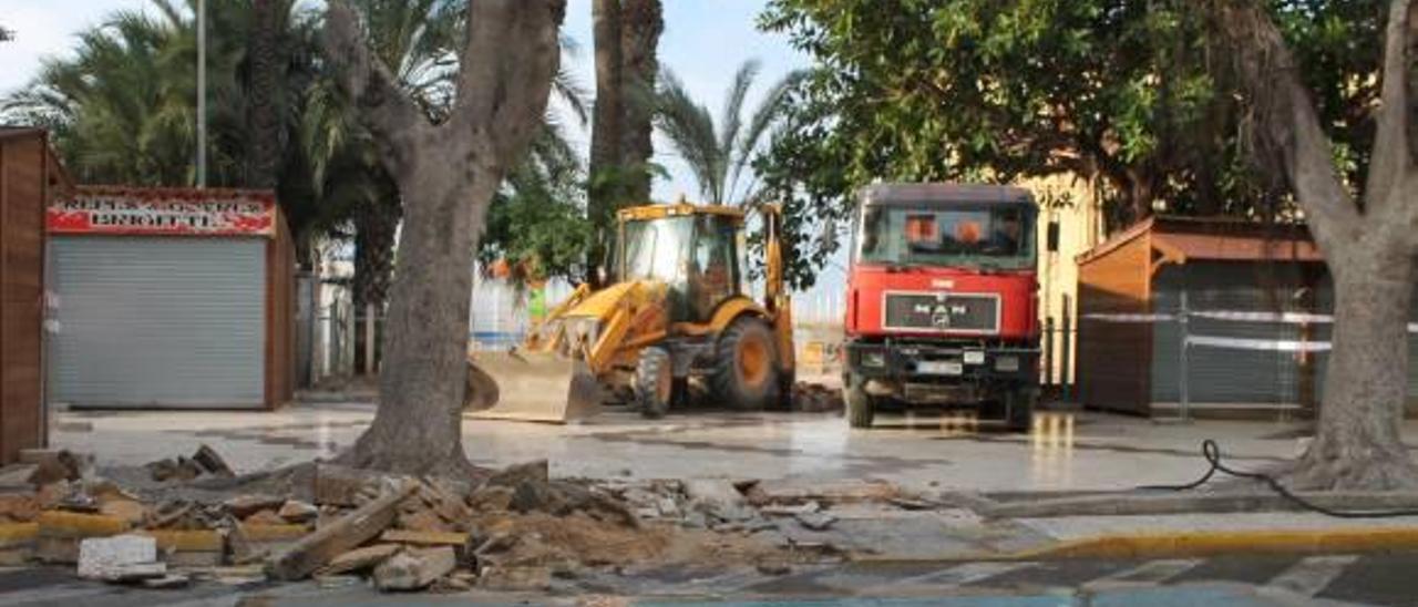 Las obras cortarán tres semanas a peatones el Paseo de La Libertad