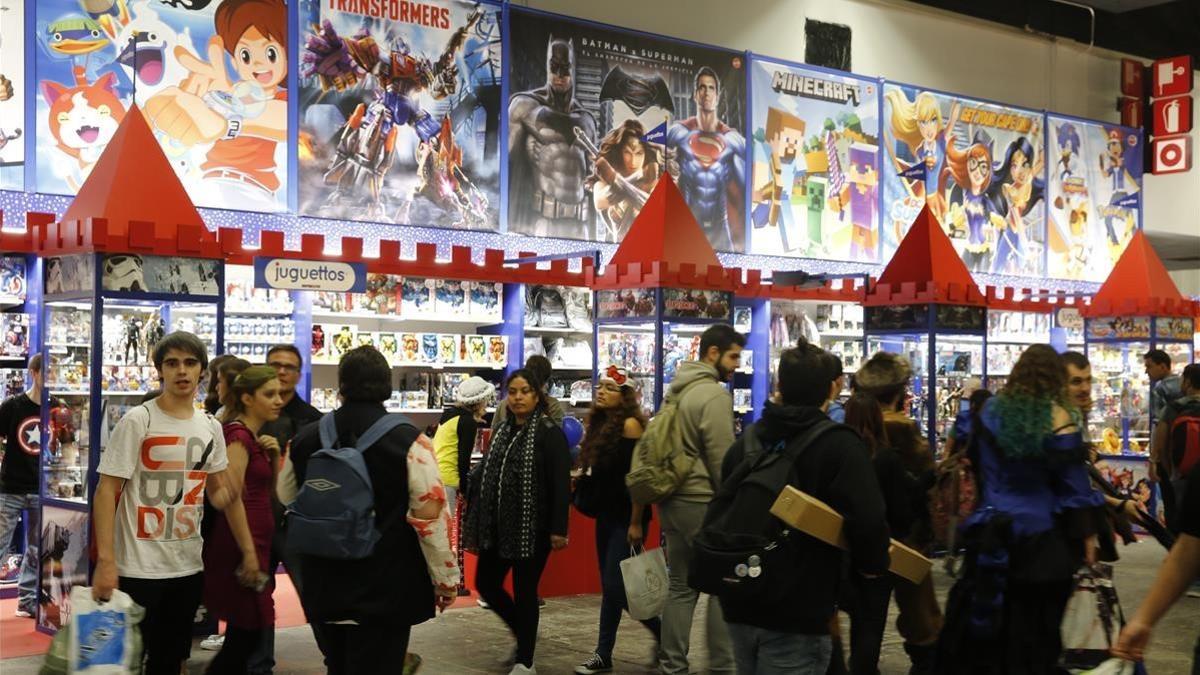 Ambiente en el pasado Salón del Manga de Barcelona.