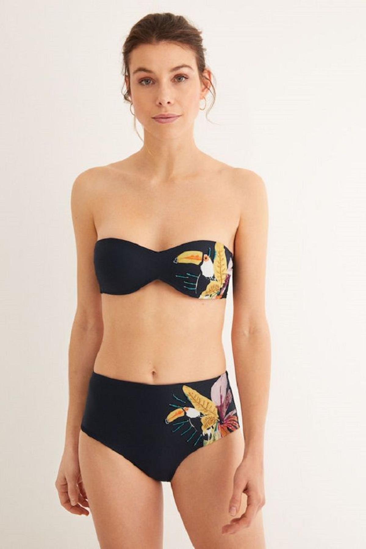 Bikini con estampado tropical de tucán, de Women'secret