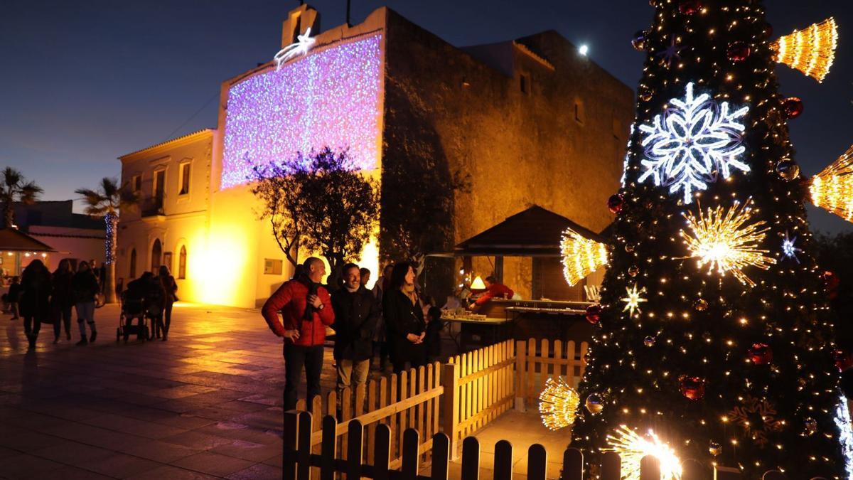 La iluminación navideña de Formentera se inaugura este viernes. | C. C.
