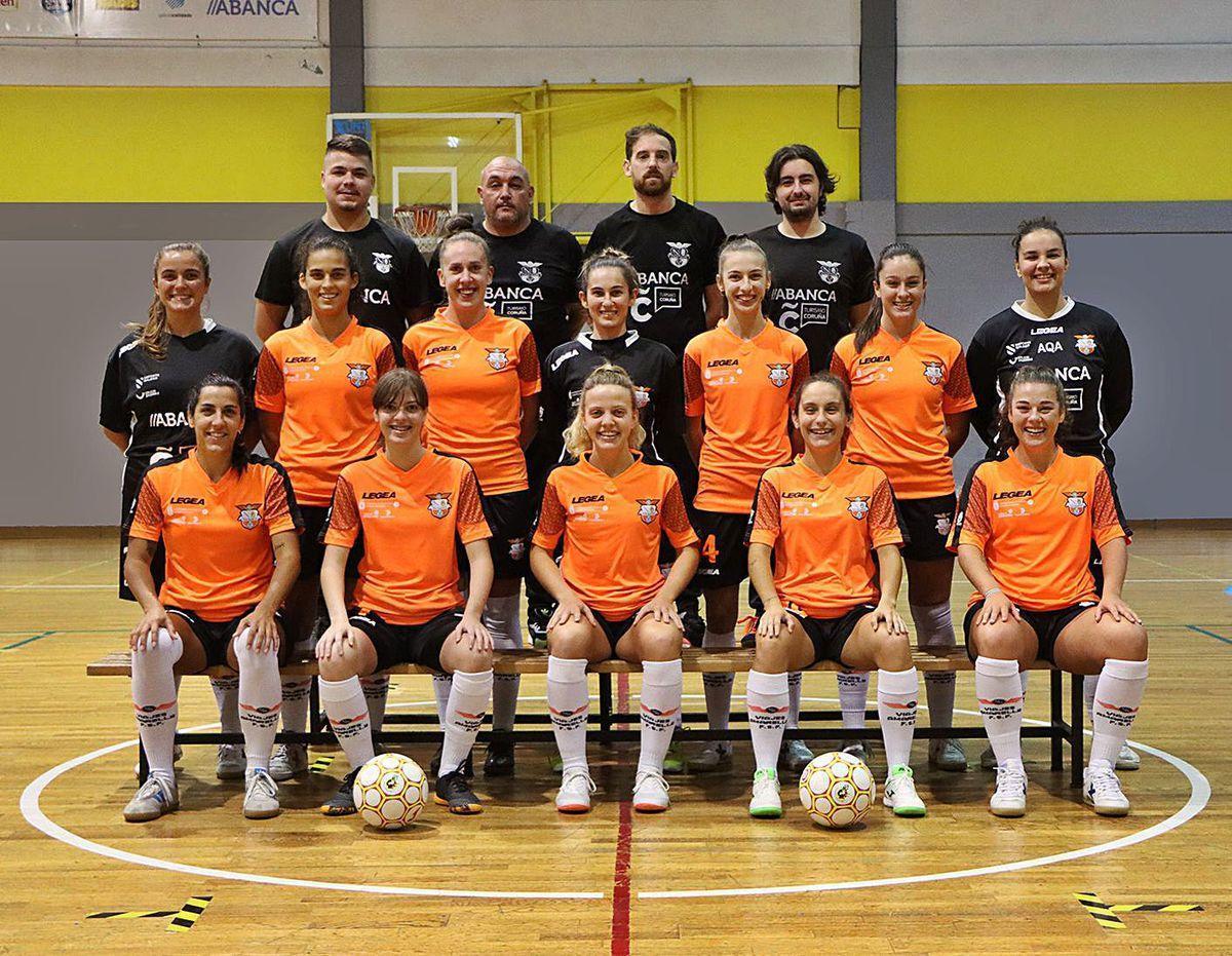 Plantilla del Viaxes Amarelle para la temporada 2020-21.