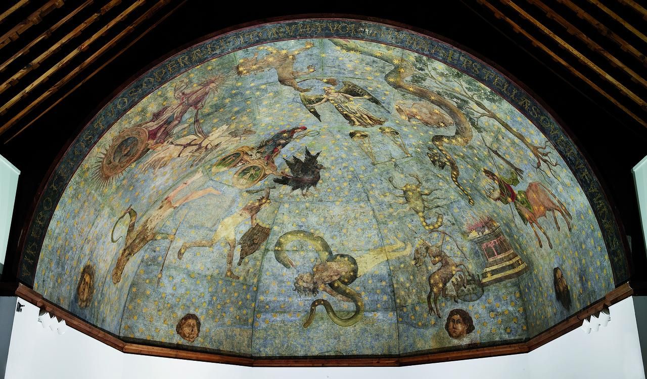 La bóveda celeste representada por Fernando Gallego