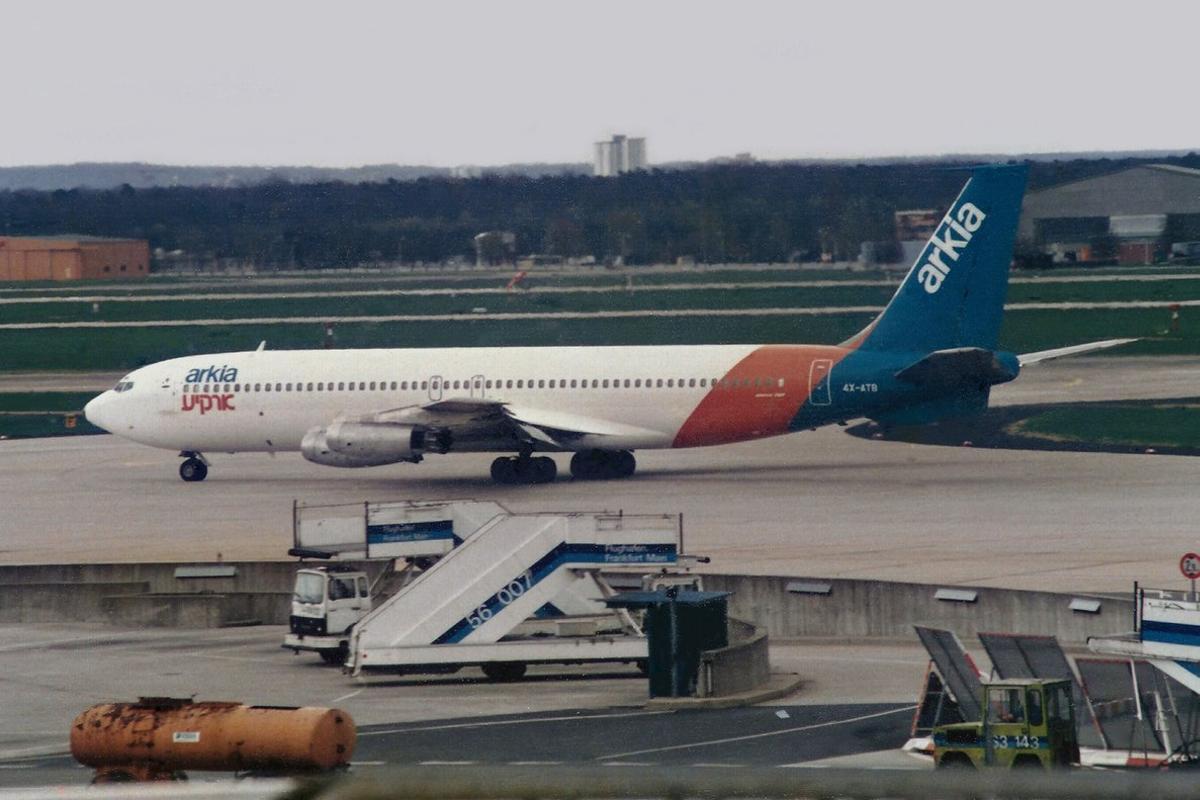 arkia israeli airlines el al israel airlines boeing 707-458 4x-atb 24586012825