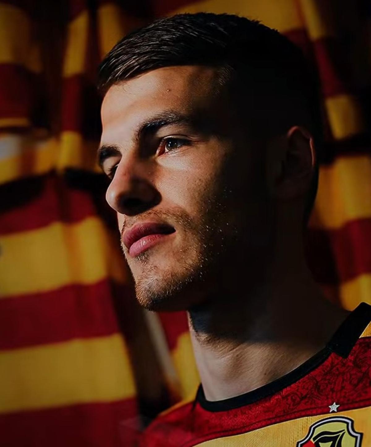 Bazdar, con los colores de su nuevo equipo.