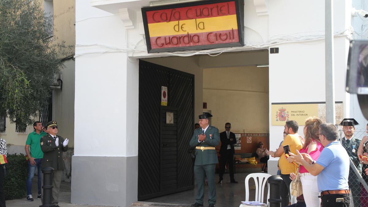 Los guardia civiles de Nules se han quedado en el cuartel tras recibir órdenes de Comandancia de no participar en el acto.