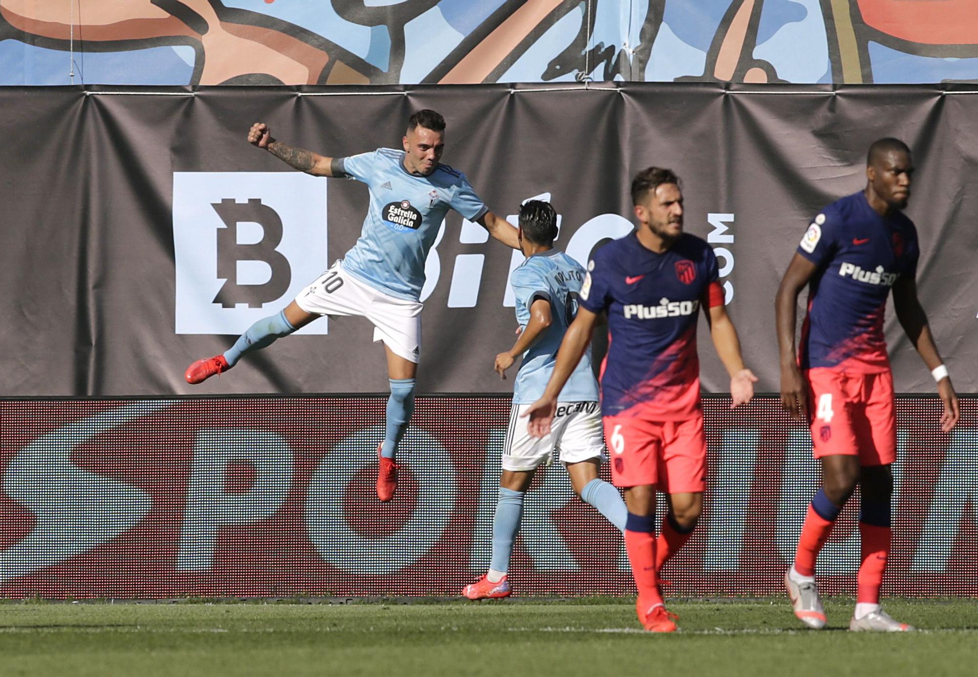 El Celta-Atlético, en imágenes