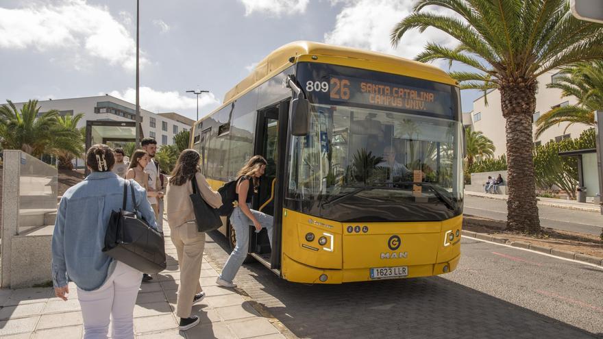 Guaguas Municipales refuerza sus conexiones con el Campus de Tafira para facilitar la asistencia a los exámenes de la PAU 2025