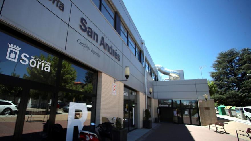 Sede del polideportivo donde se llevaba a cabo el campus de balonmano.