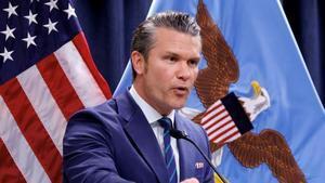 El secretario de Defensa de EEUU, Pete Hegseth.
