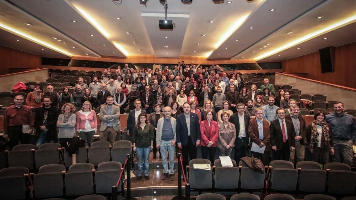 Miembros de la Xarxa de Ciutats i Pobles cap a la Sostenibilitat.