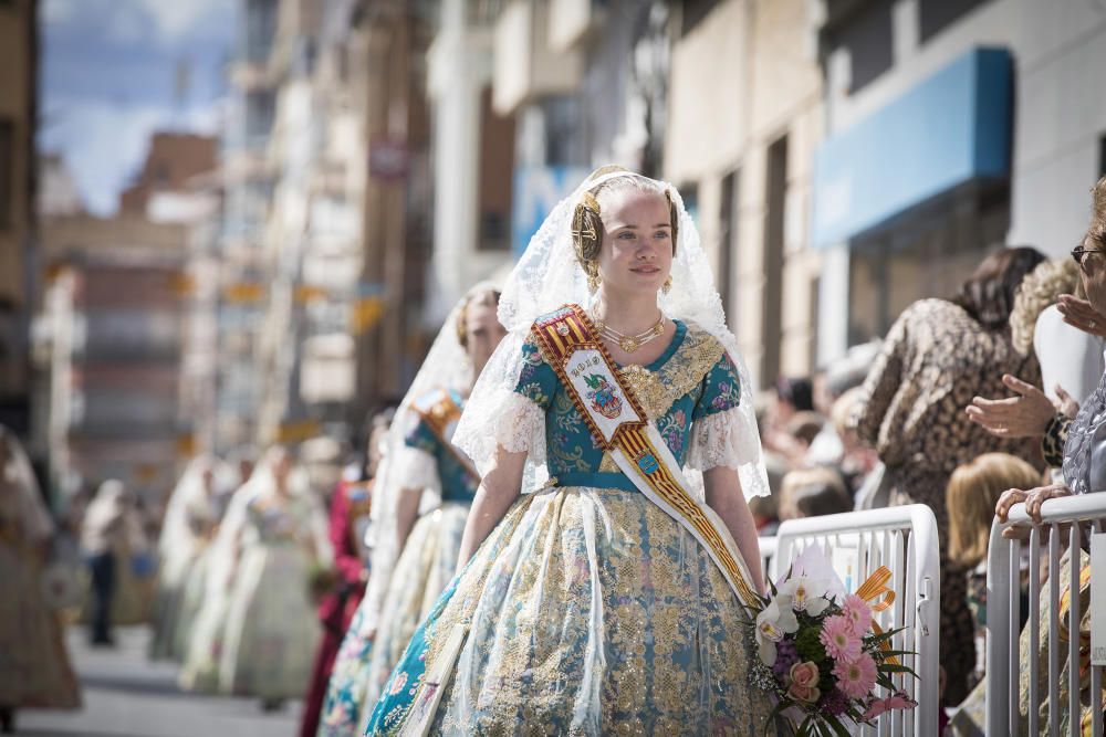 Fallas 2019: Ofrenda en Borriana