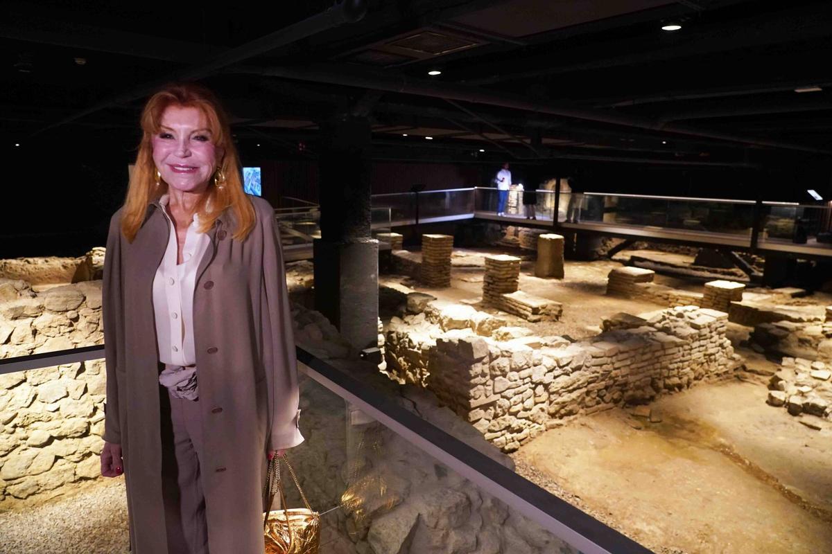 Inauguración del yacimiento romano en el subsuelo del Museo Carmen Thyssen
