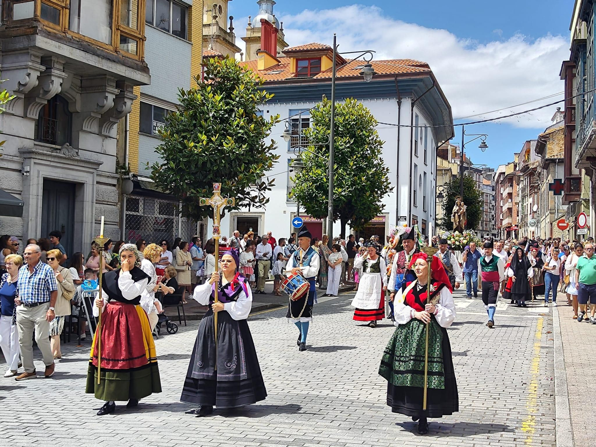 La procesión de El Carmen, en imágenes